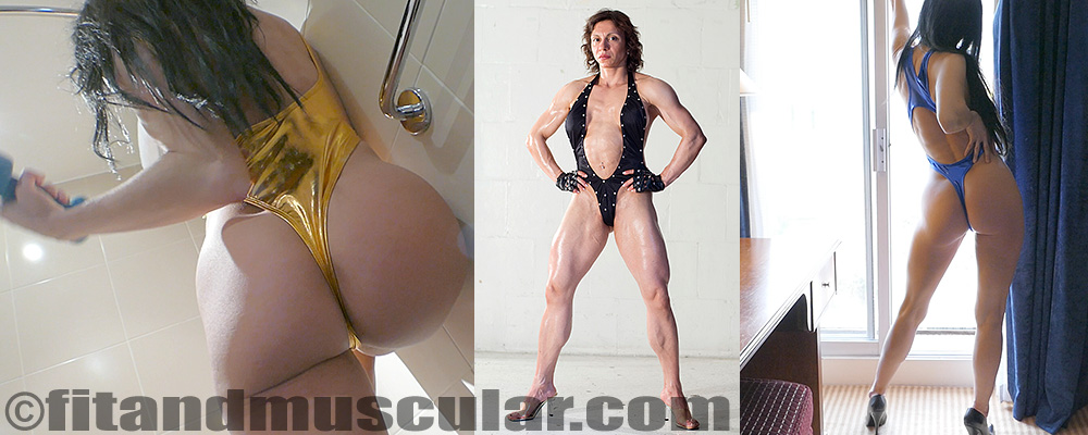 Fit and muscular women